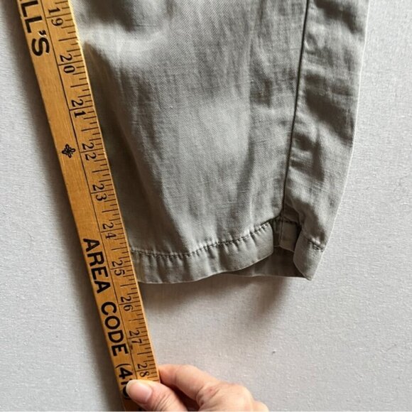 Adriano Goldschmied AG Anthropologie Evan Relaxed Pleated Linen Trouser Sz 29R - Picture 13 of 13
